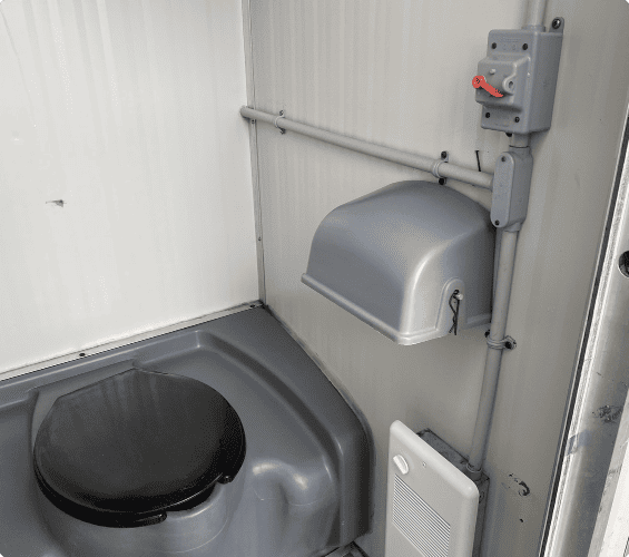 Heated toilets card